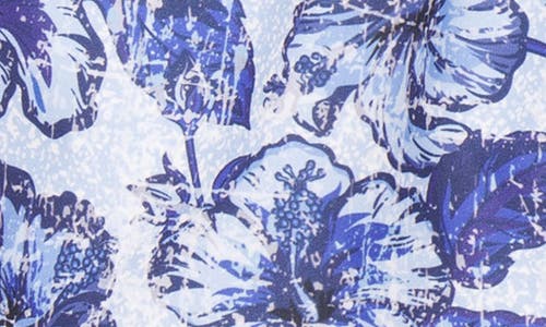 Tailorbyrd Distressed Hibiscus Swim Trunks In Brown