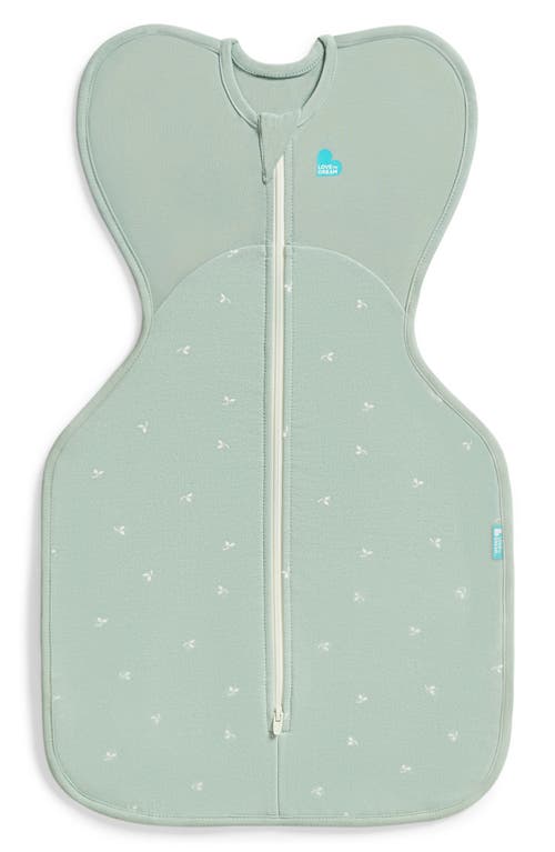 Love To Dream Swaddle Up™ 1.5 Tog Stretch Cotton Fleece Swaddle In Green