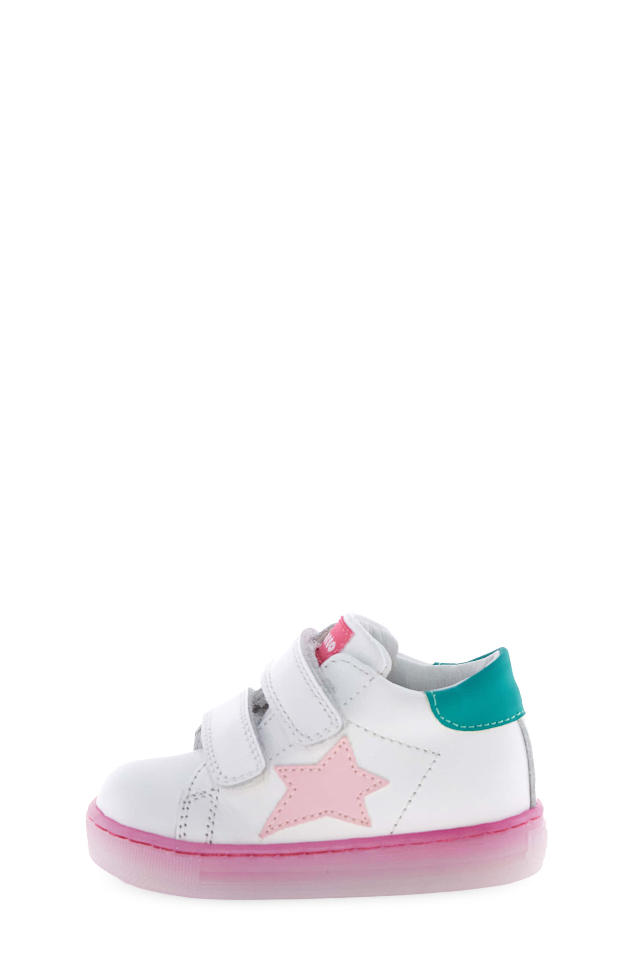 Kids' Falcotto Sasha VL Sneaker, Alternate, color, WHITE FOUR