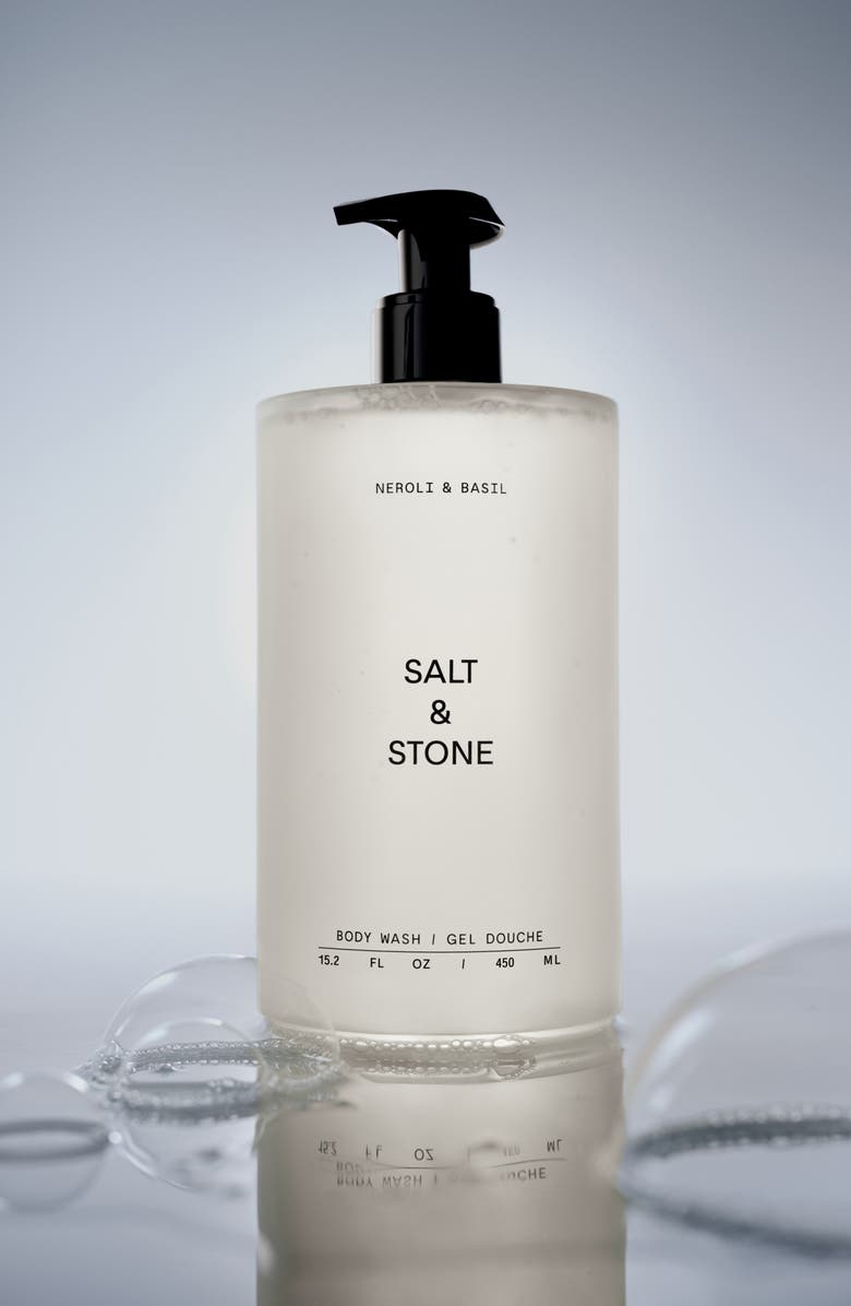 SALT & STONE Neroli & Basil Body Wash, Alternate, color, Regular