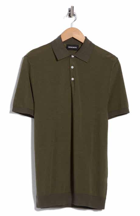 Tonal Stitched Sweater Polo
