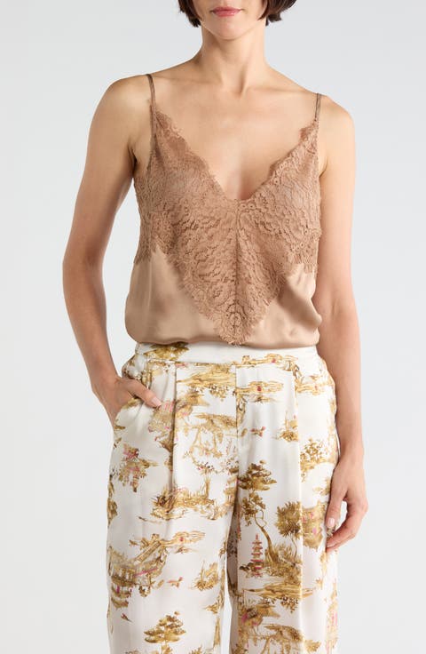 Priya Lace Silk Camisole
