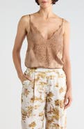 L'AGENCE Priya Lace Silk Camisole