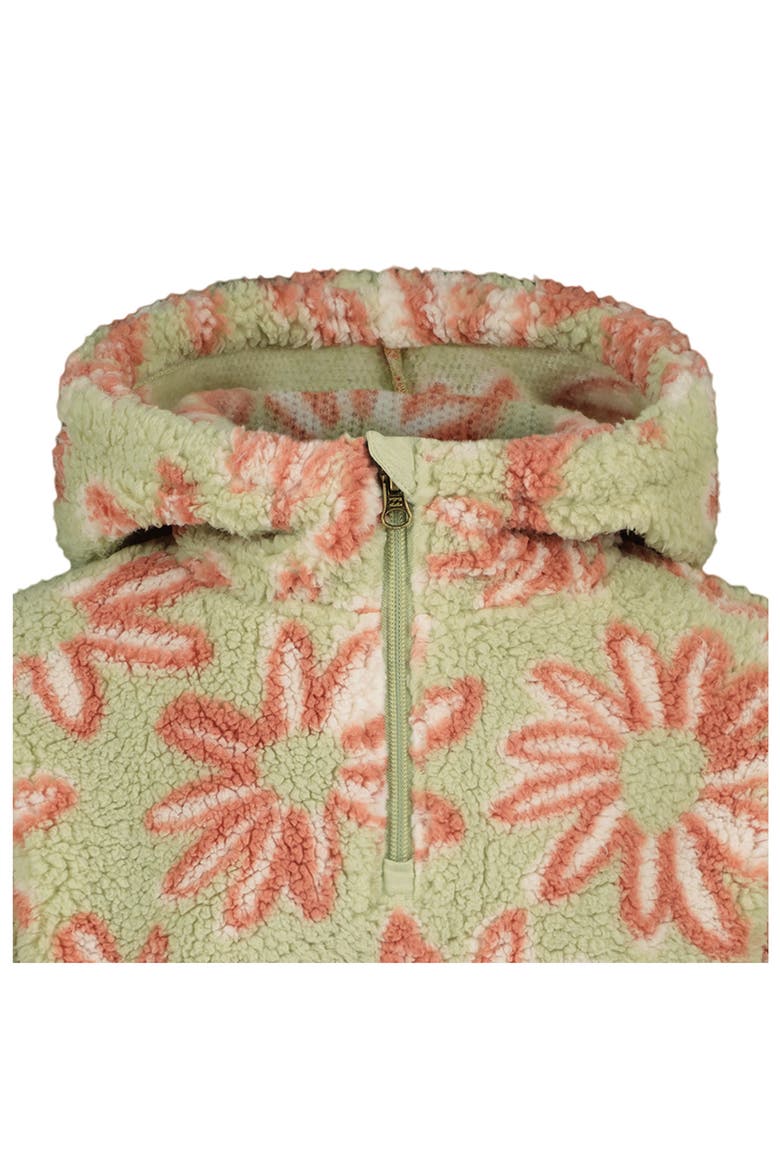Kids' Just in Time Half-Zip Hoodie, Alternate, color, LIGHT AVOCADO