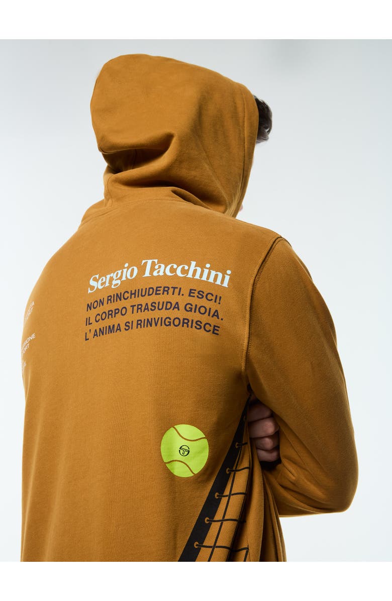 Sergio Tacchini Netto Hoodie, Alternate, color, Bronze Brown