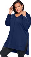 Roaman's French Terry Tunic Hoodie