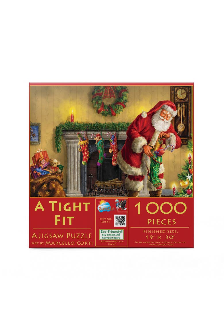 A Tight Fit 1000 piece Jigsaw Puzzle for Adults, Alternate, color, Multicolor