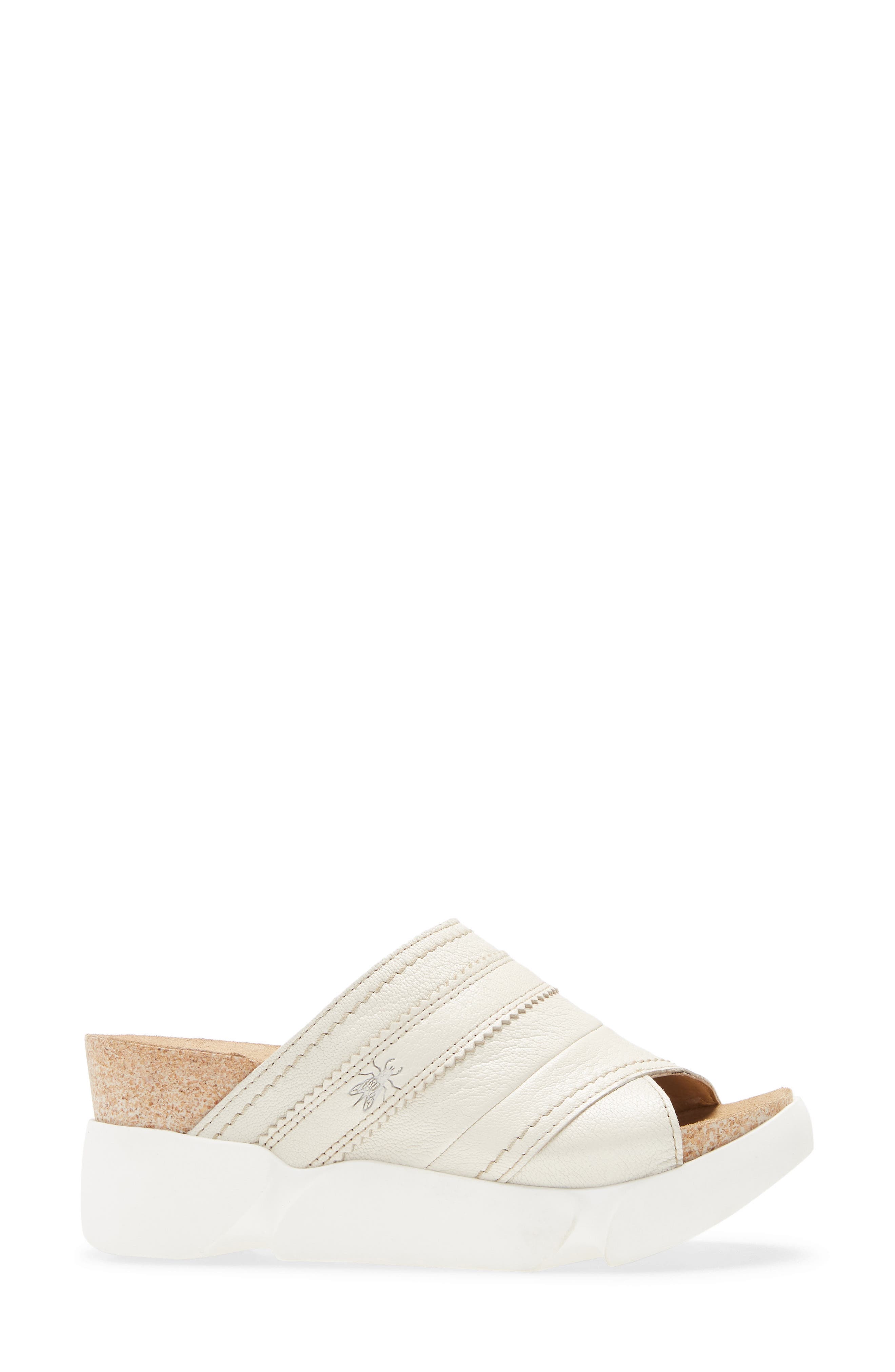 Suze Slide Sandal, Alternate, color, OFF WHITE MOUSSE LEATHER