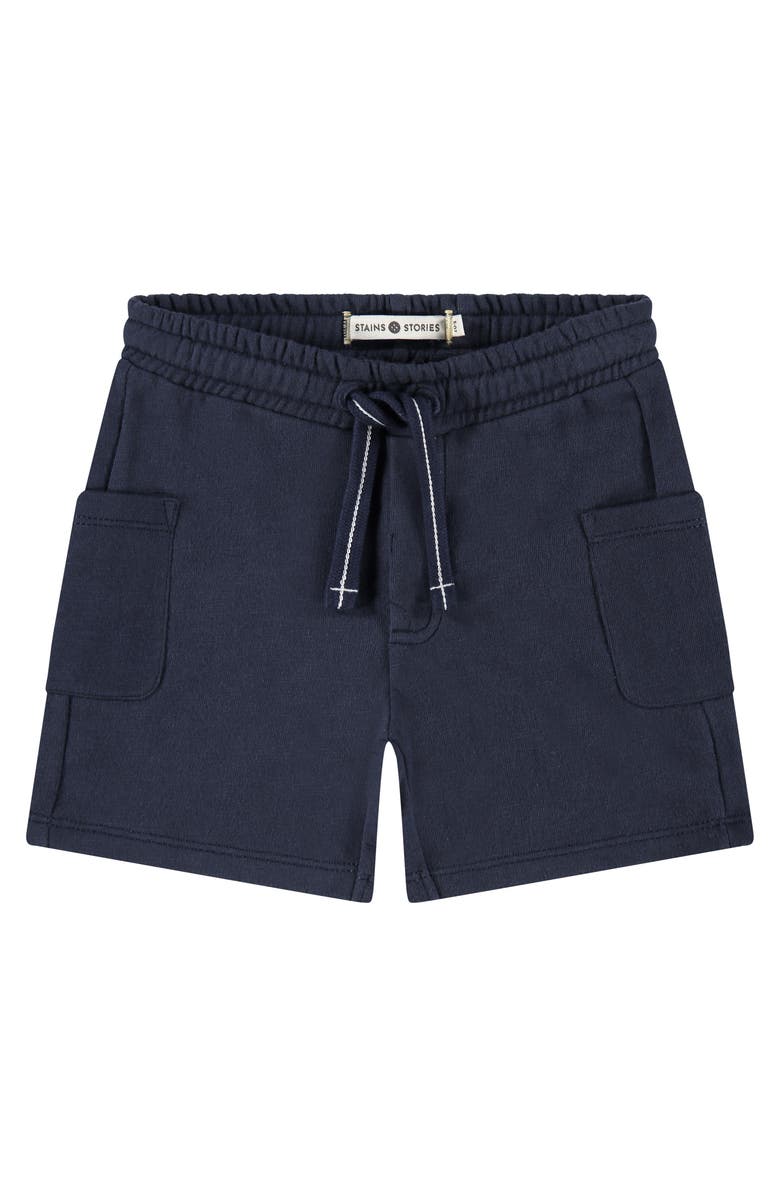 Stains and Stories by Babyface Pull-On Cargo Shorts, Main, color, Dark Royal