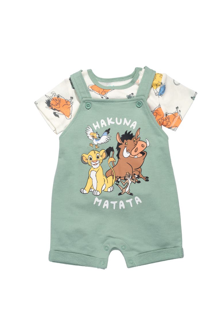 Shortall T-Shirt & Hat Set, Alternate, color, Lion King Multicolor