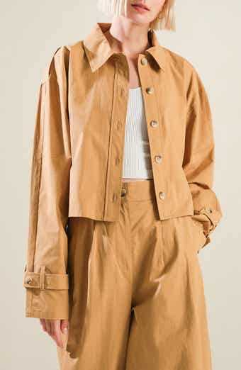 Cropped Cotton Shirt