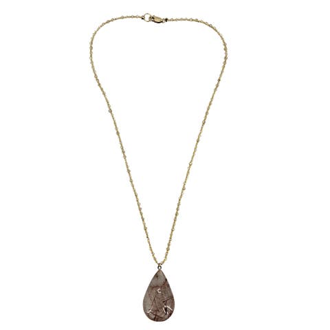 Gem Pendant Necklace