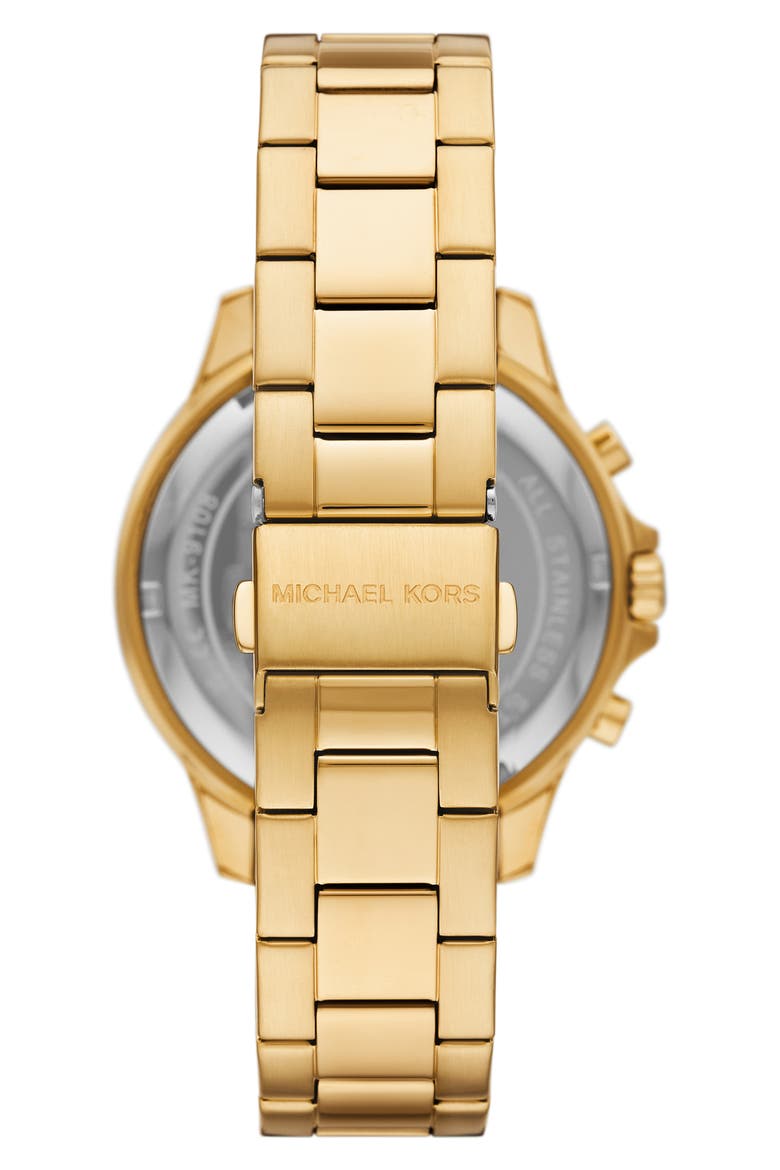 Grayson Chronograph Bracelet Watch, 43mm, Alternate, color, GOLD
