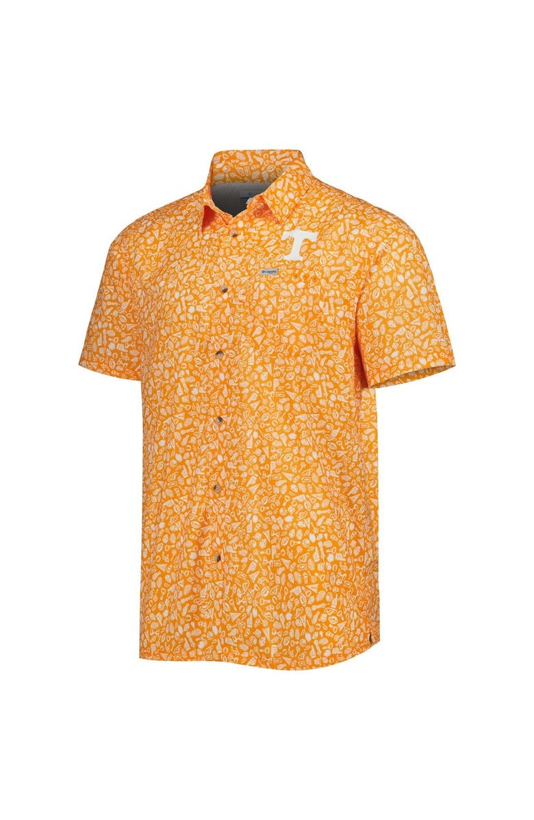 Columbia Men's Columbia Tennessee Orange Tennessee Volunteers Super Slack Tide Omni-Shade Team Button-Up Shirt, Alternate, color, 