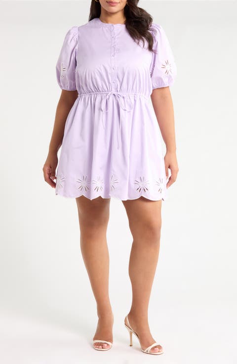 Luniar Embroidered Minidress