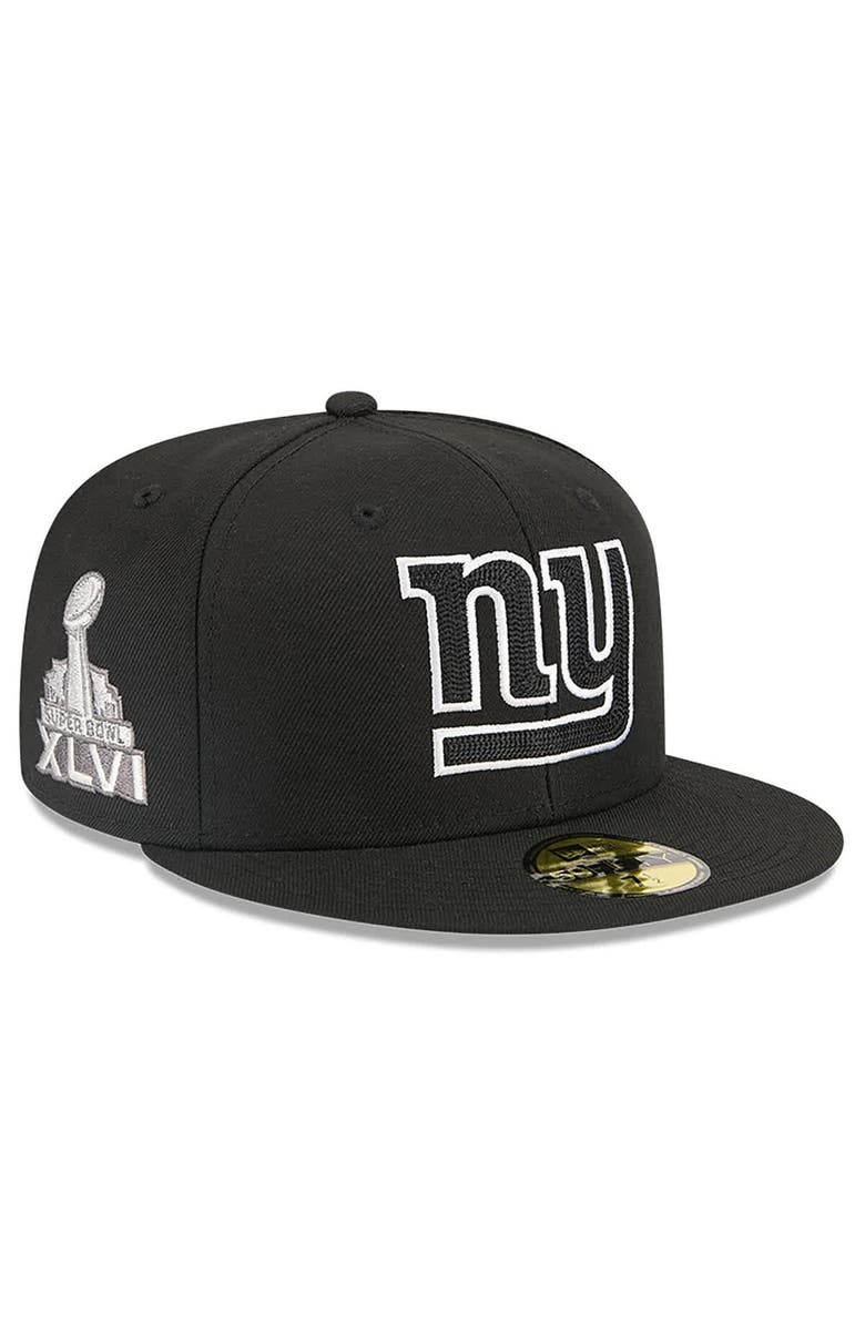 New Era x Alpha Industries Men's New Era x Alpha Industries Black New York Giants 59FIFTY Fitted Hat, Alternate, color,