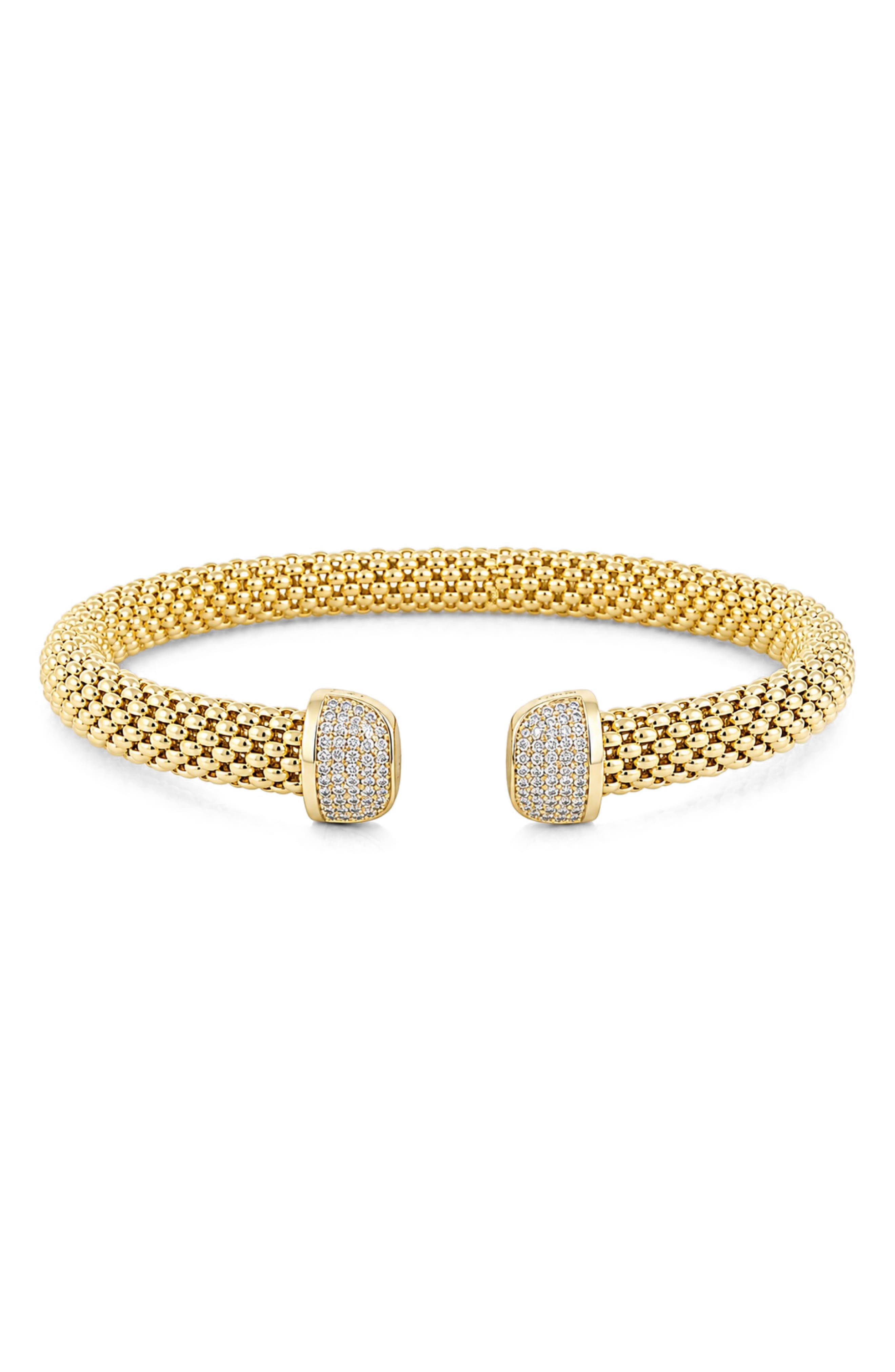 Diamond Mesh Bangle