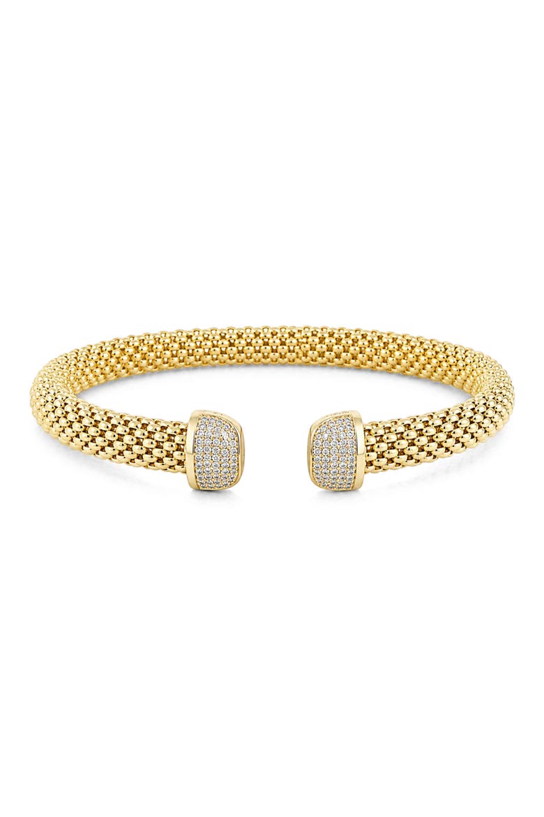 Diamond Mesh Bangle, Main, color, YELLOW