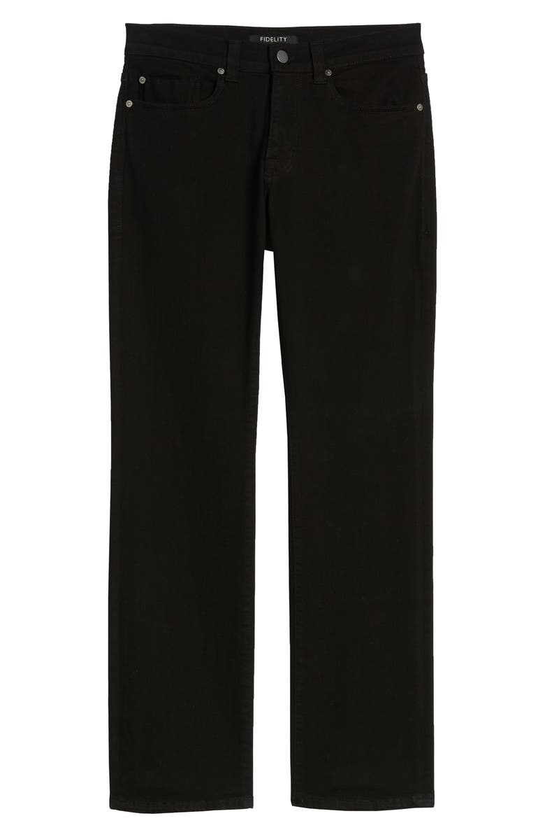 Fidelity Denim 50-11 Relaxed Fit Jeans, Alternate, color, Gotham Black