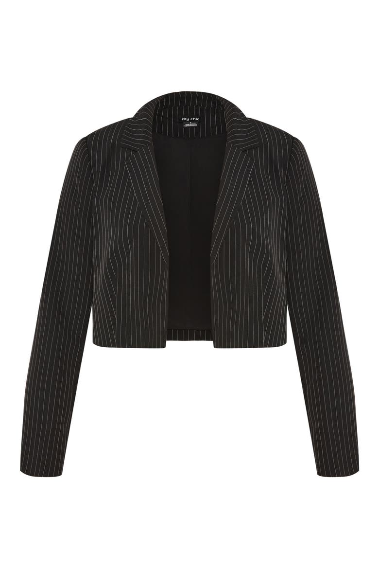 Alayah Stripe Crop Jacket, Alternate, color, STRIPE