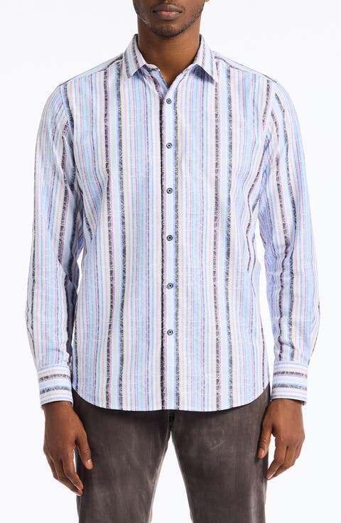 Drakeswood Stretch Cotton Button-Up Shirt