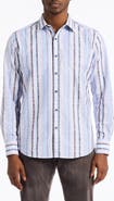 Robert Graham Drakeswood Stretch Cotton Button-Up Shirt