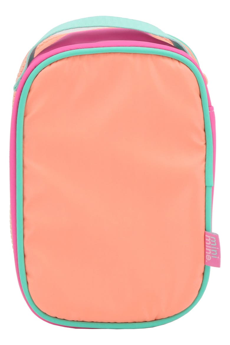 Kids' Mini Clarity Organizing Case, Alternate, color, PINK/ PEACH