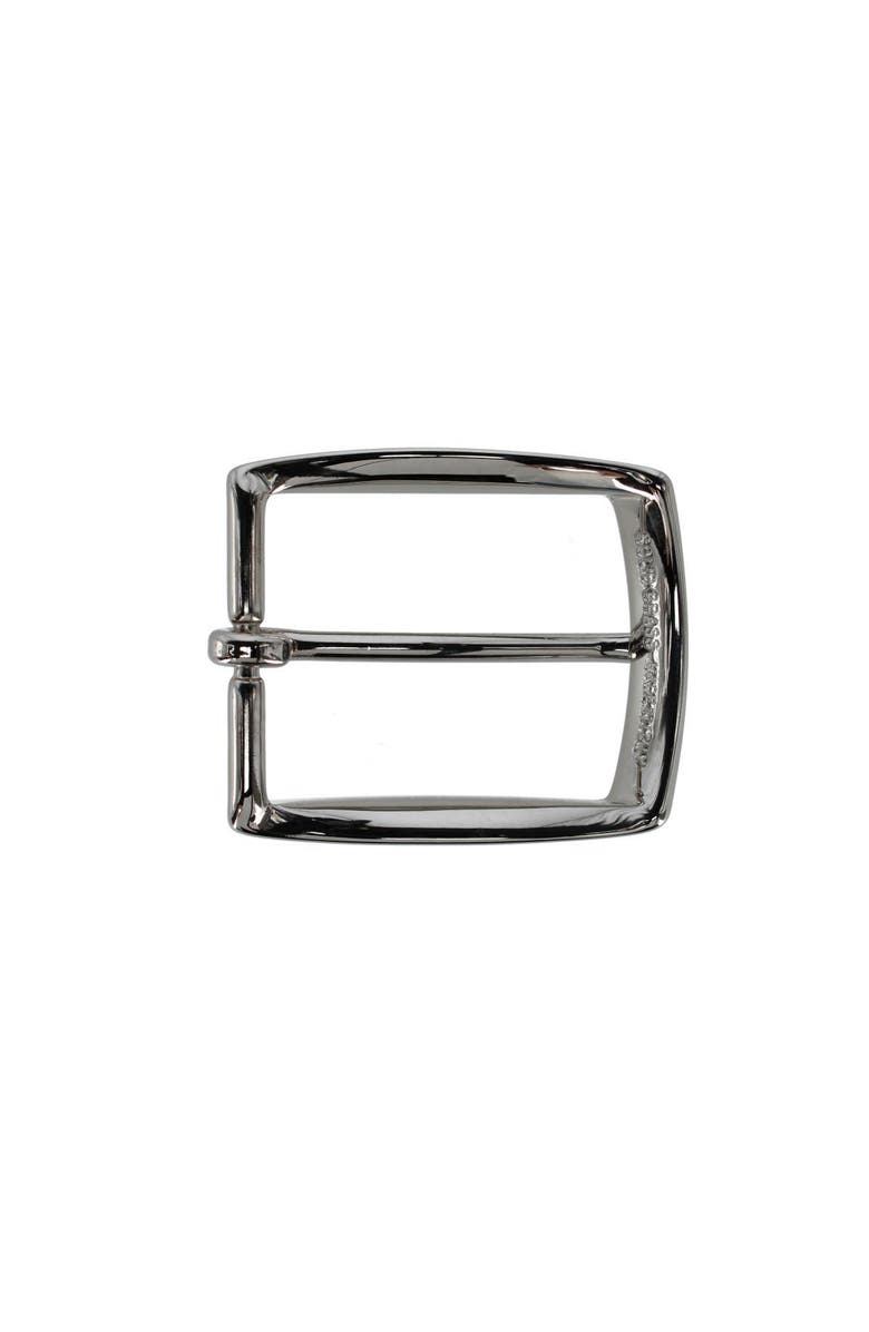 Trafalgar 35mm Italian Solid Brass Vaulted Style Harness Belt Buckle, Alternate, color, Shiny Nickel