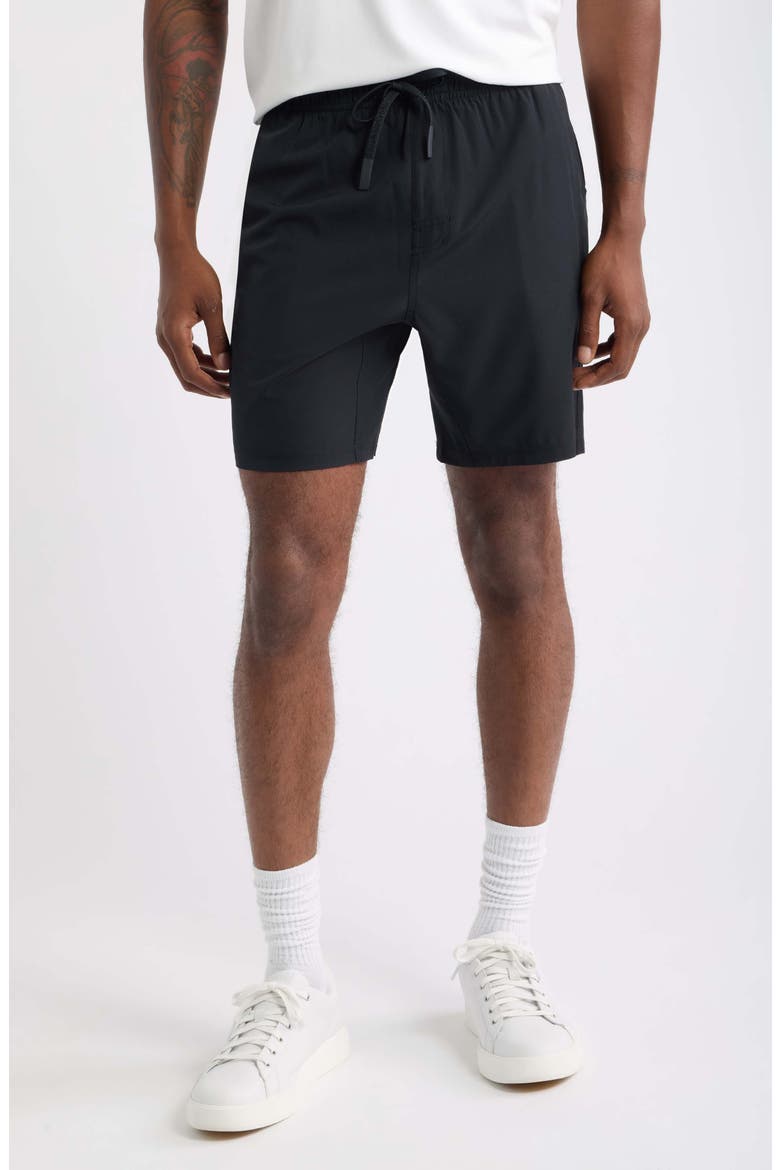 Tempo Tech Shorts, Main, color, BLACK