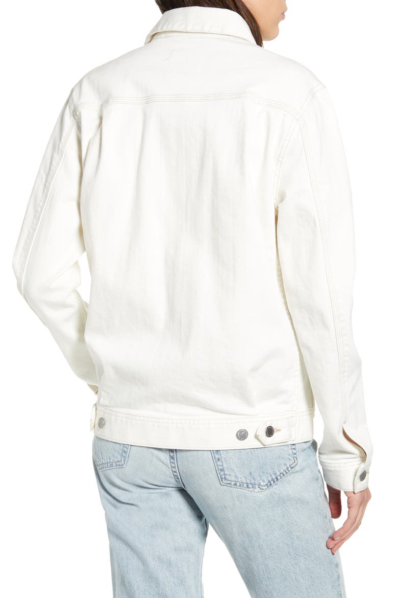 Omaha Denim Jacket, Alternate, color, MODERNE WHITE