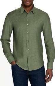 Brooklyn Brigade Solid Mapleton Luxe Cross Dyed Long Sleeve Shirt
