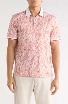 Bugatchi Pipe Trim Knit Polo