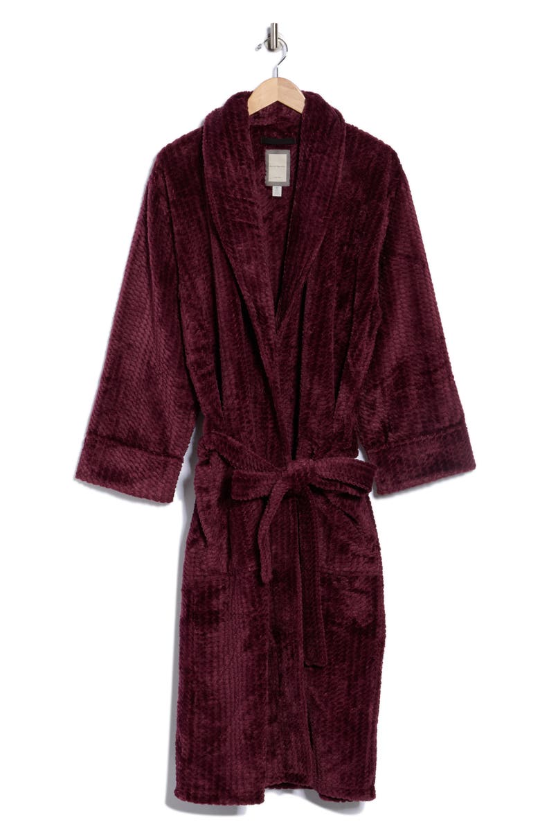 Daniel Buchler Shinny Mosaic Robe, Alternate, color, Wine