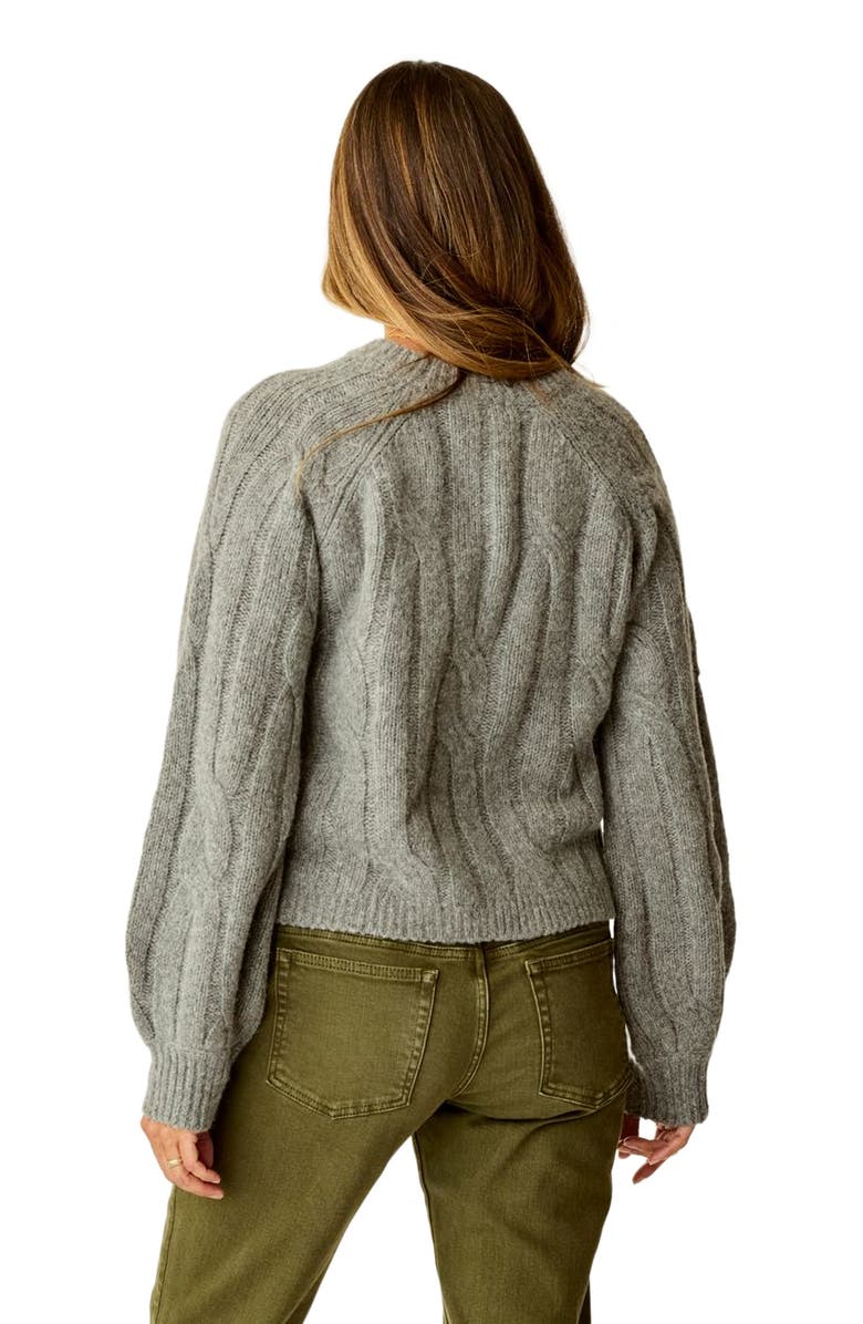 Carve Designs Eloise Wool Sweater, Alternate, color, Mid Grey