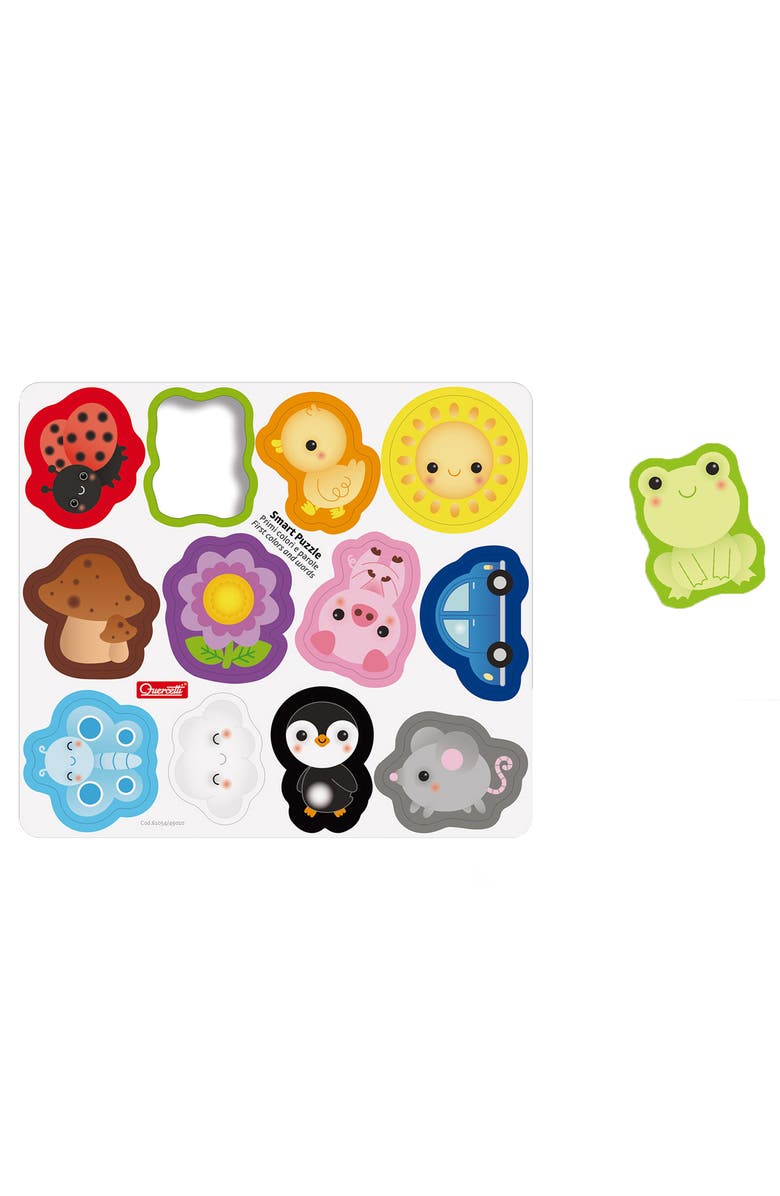 Quercetti Smart Puzzle First Colors 13 Piece Doublesided Magnetic, Alternate, color, 