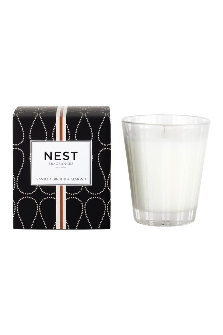 NEST Fragrances Vanilla Orchid & Almond Candle, Main, color, NO COLOR