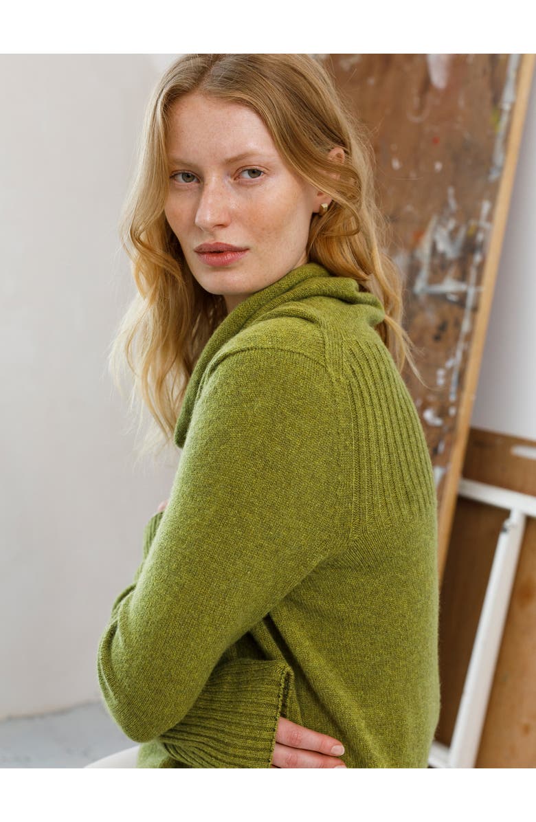 Celtic & Co. Supersoft Slouchy Cowl Neck Sweater, Alternate, color,