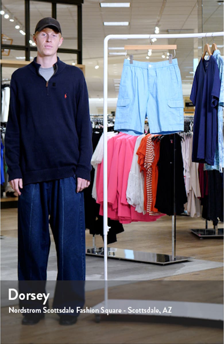 Linen in the Dream Stretch Cotton & Linen Flat Front Shorts, sales video thumbnail