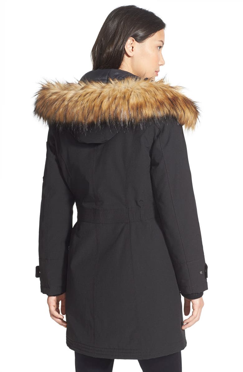 1 Madison 'Expedition' Faux Fur Trim Parka, Alternate, color, 