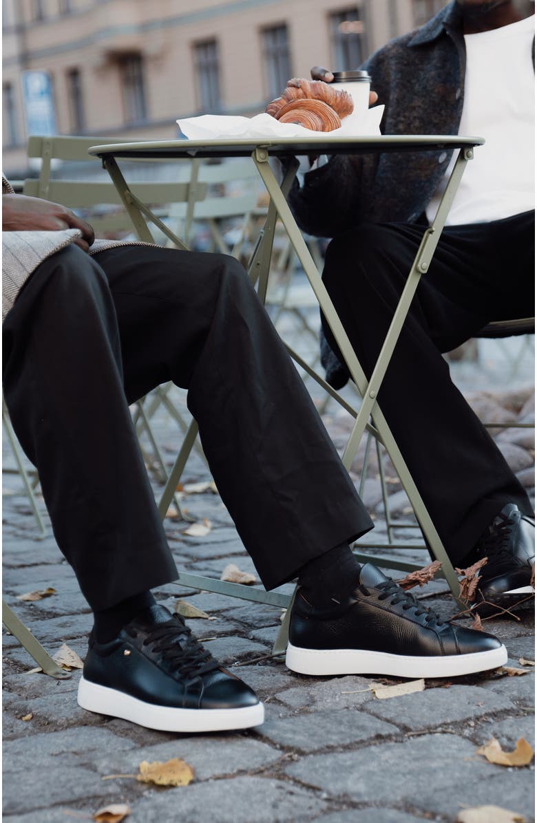 Stinaa.J Oscar Orthopedic Sneakers, Alternate, color, Black Leather