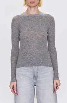 Pistola Juno Rib Long Sleeve Merino Wool Blend Top