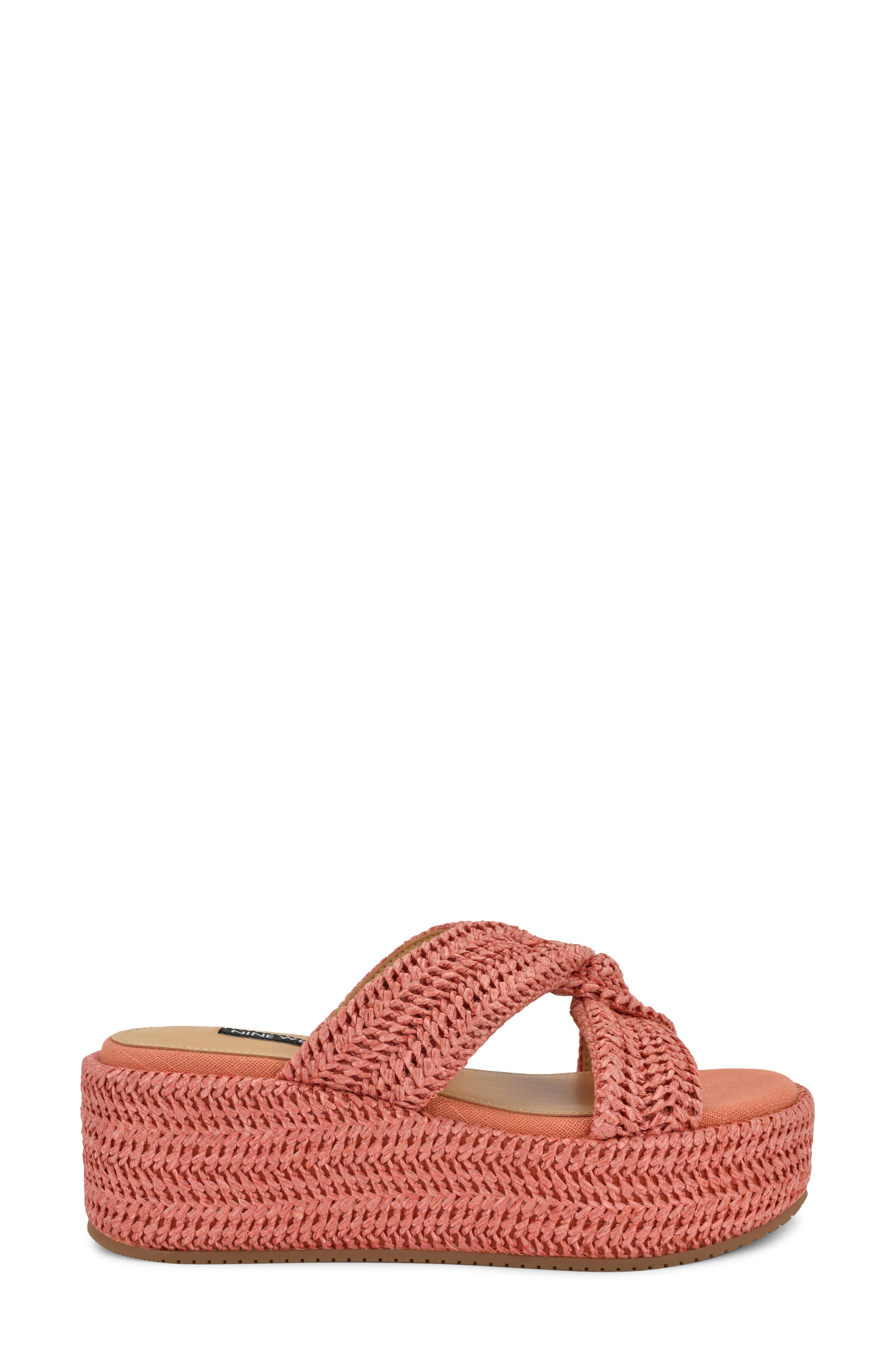 Cerry Platform Sandal, Alternate, color, ORANGE