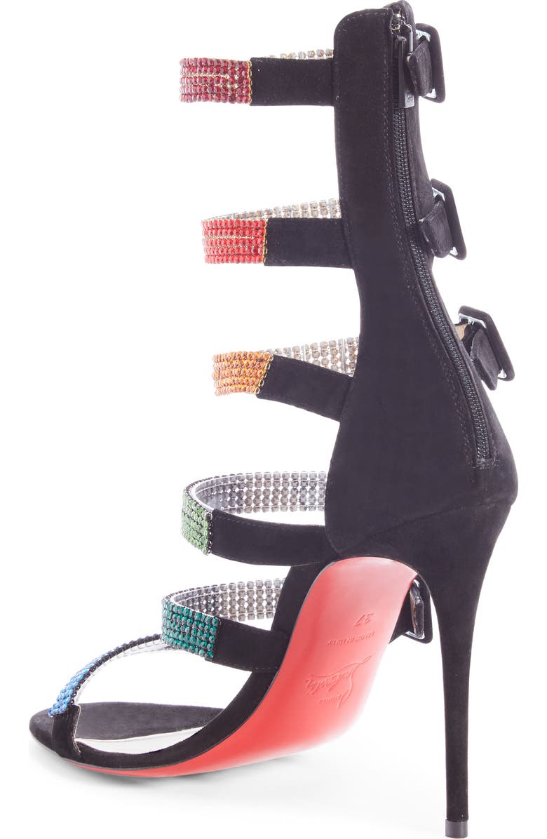 Christian Louboutin Raynibo Cage Sandal, Alternate, color,