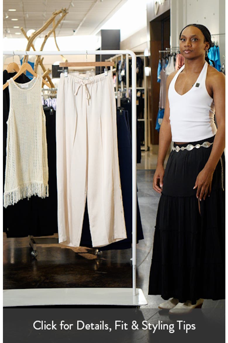 Shine Crepe Pull-On Pants video