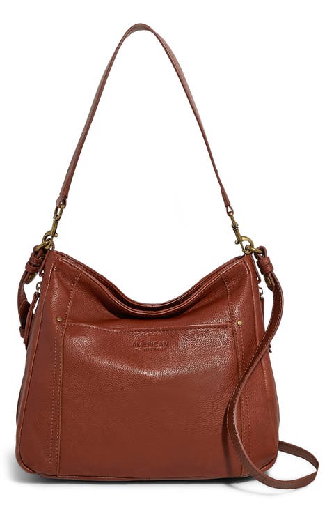 Austin Convertible Leather Shoulder Bag