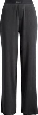 SKIMS Stretch Cotton Rib Pajama Pants