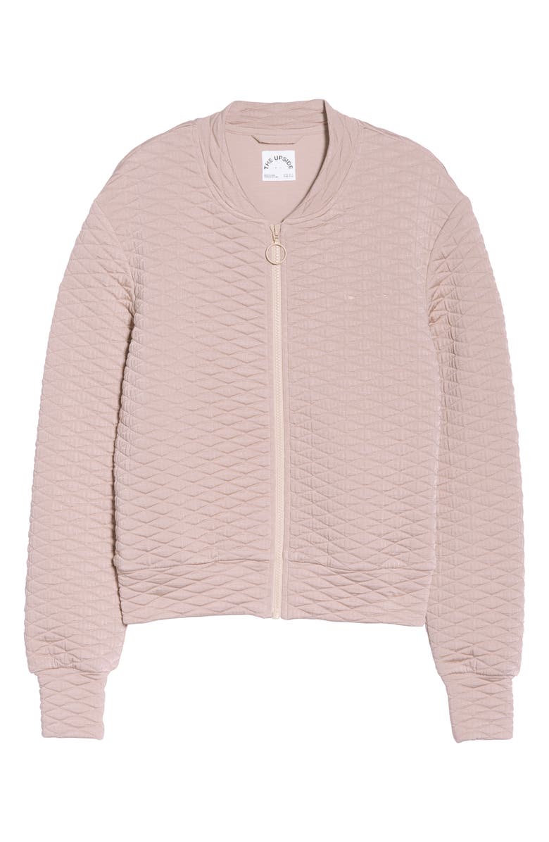 The Upside Jagger Quilted Bomber Jacket, Alternate, color, 