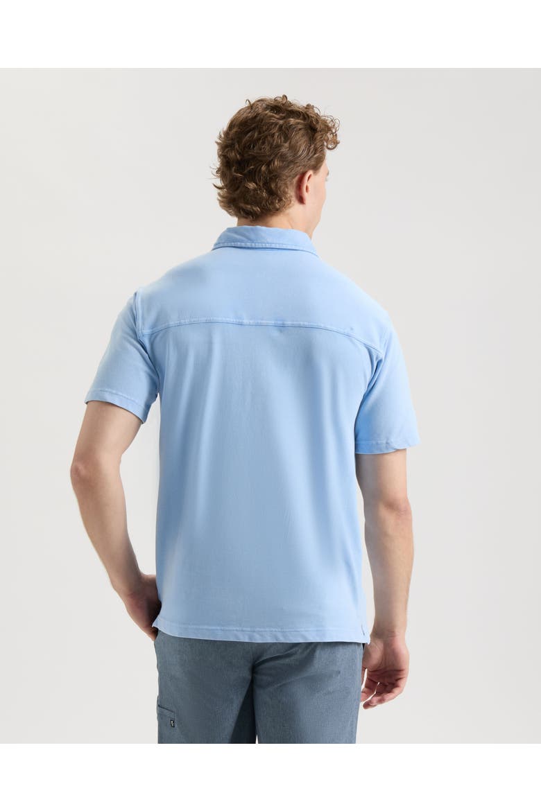 Tidal Shift Woven Short Sleeve Shirt, Alternate, color, Powder Blue
