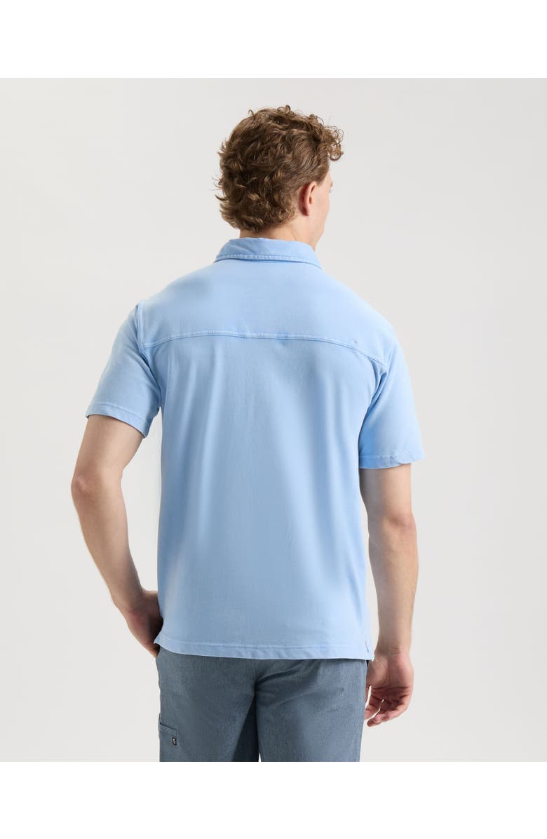 Salt Life Tidal Shift Woven Short Sleeve Shirt, Alternate, color, Powder Blue