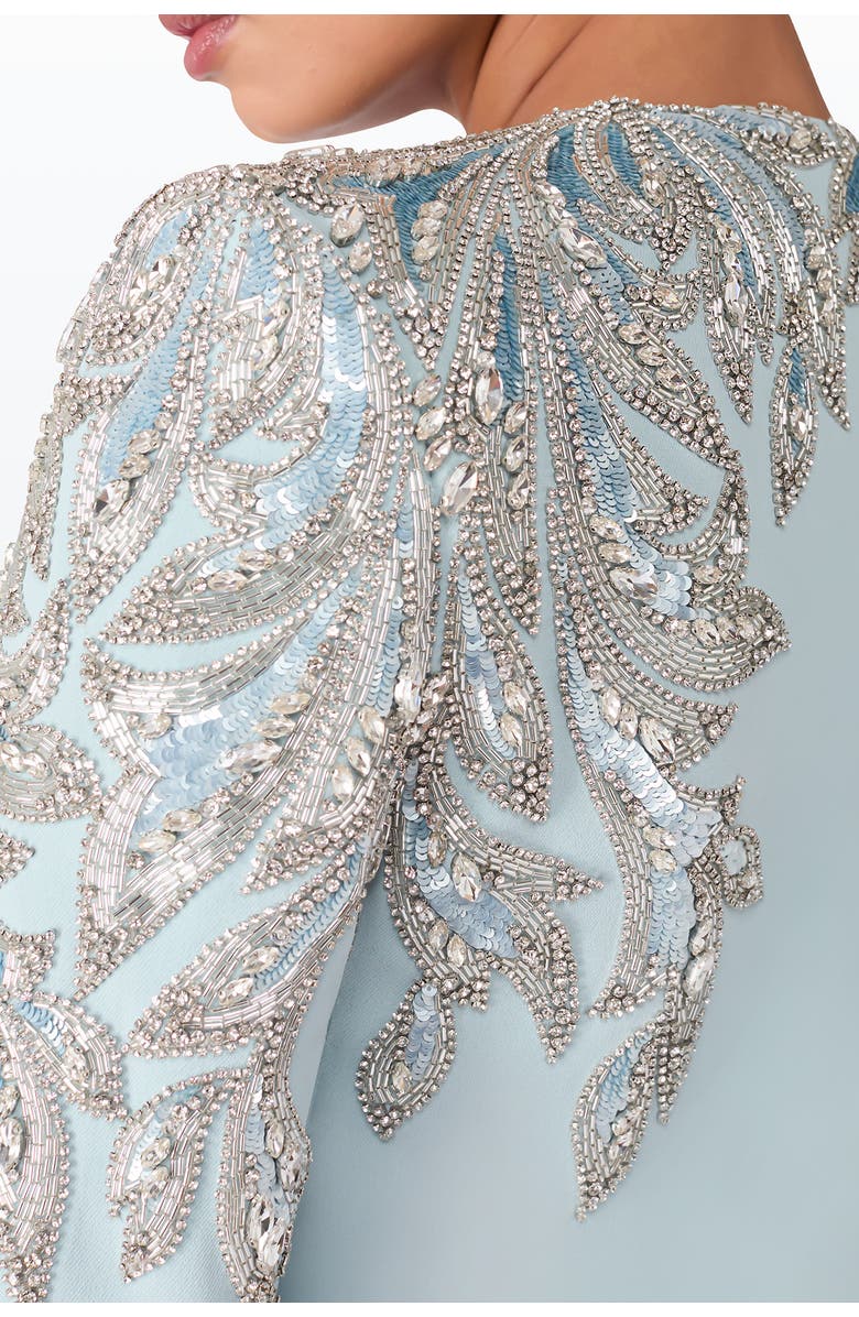 Jenny Packham Versalilles Jacket, Alternate, color, Porcelain